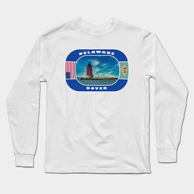 Delaware, Dover City, USA Long Sleeve T-Shirt by DeluxDesign